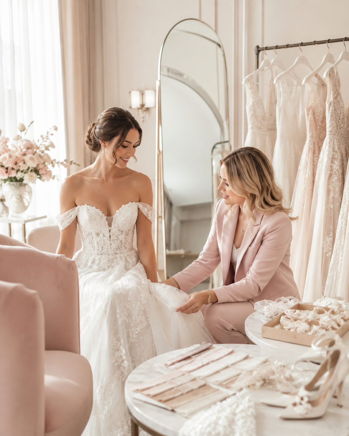 Bridal styling consultation